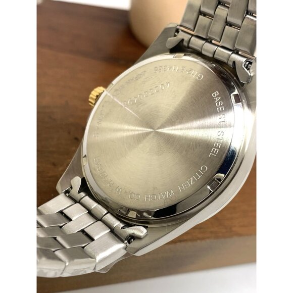 Citizen Men's Watch BI5054-53L Quartz Blue Dial 42mm Two Tone Stainless Steel - Picture 6 of 14